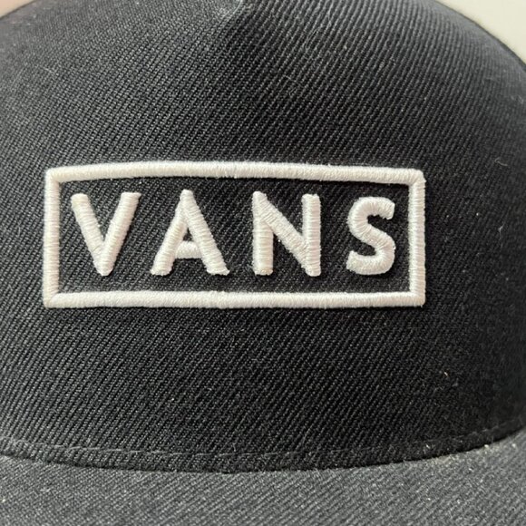 Vans Adult Black Hat Baseball Cap Adjustable Snapback Skateboard - Picture 4 of 6